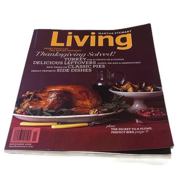 Martha Stewart Living #180 Nov 2008 Thanksgiving - Picture 1 of 3